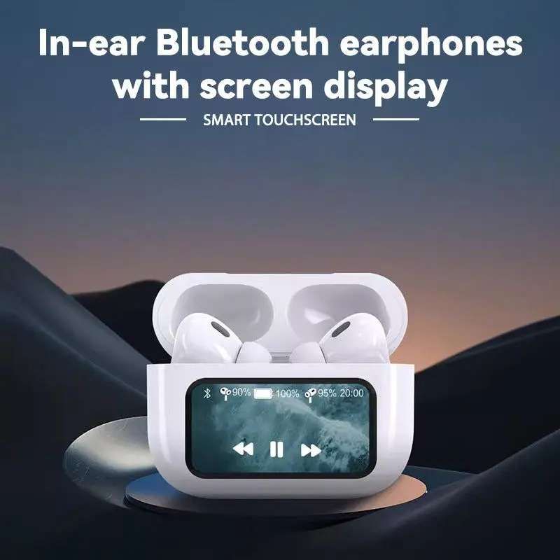 A9 Pro AirPods Style Earbuds with ANC/ENC | Premium Wireless Bluetooth Earbuds