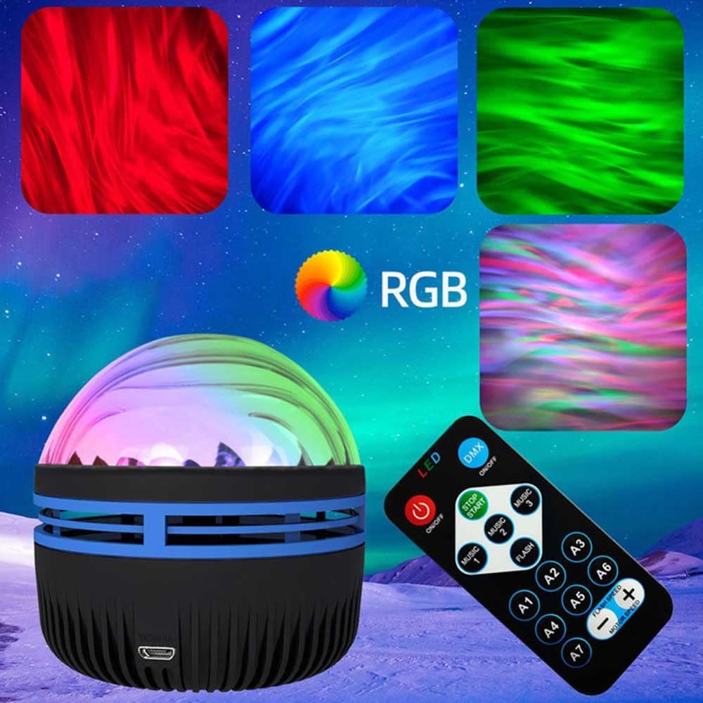 "LED Starry Projection Light with Remote Control | A7 Starry Night Light – BlendMartShop"