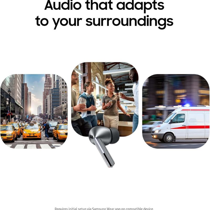 "Samsung Galaxy Buds 3 Pro BLACK | ANC Wireless Bluetooth Earbuds – BlendMartShop"