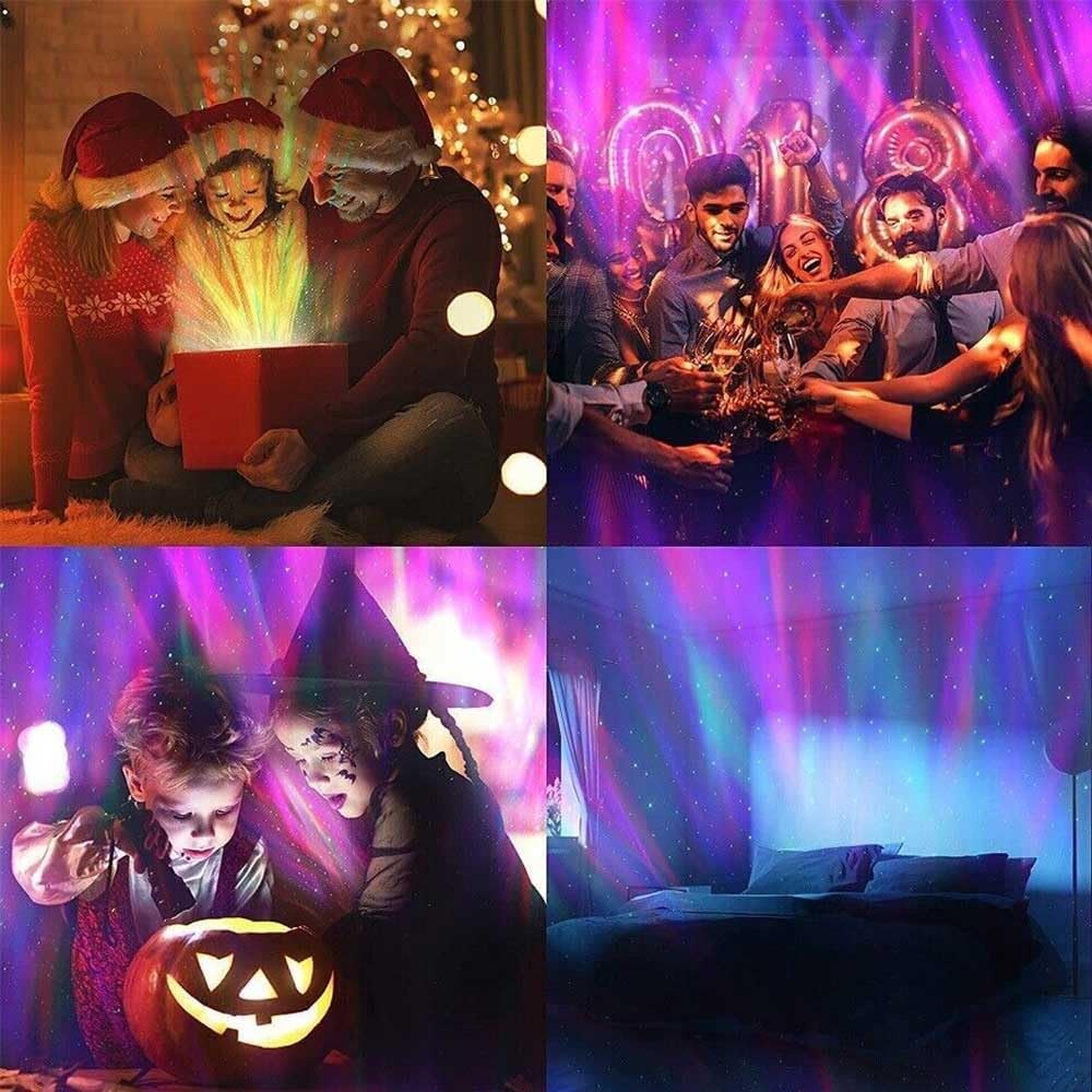 "LED Starry Projection Light with Remote Control | A7 Starry Night Light – BlendMartShop"