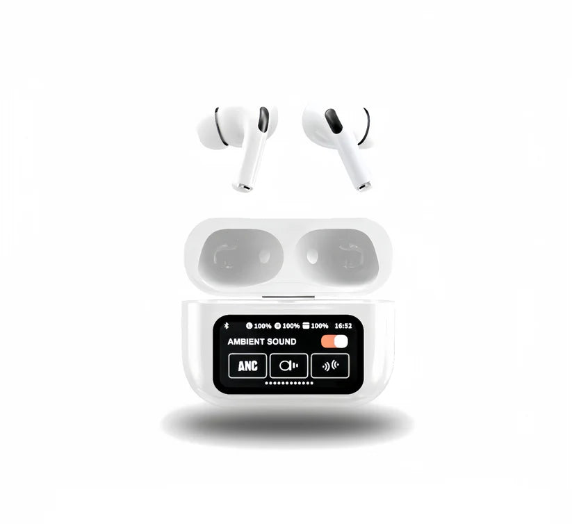 A9 Pro AirPods Style Earbuds with ANC/ENC | Premium Wireless Bluetooth Earbuds