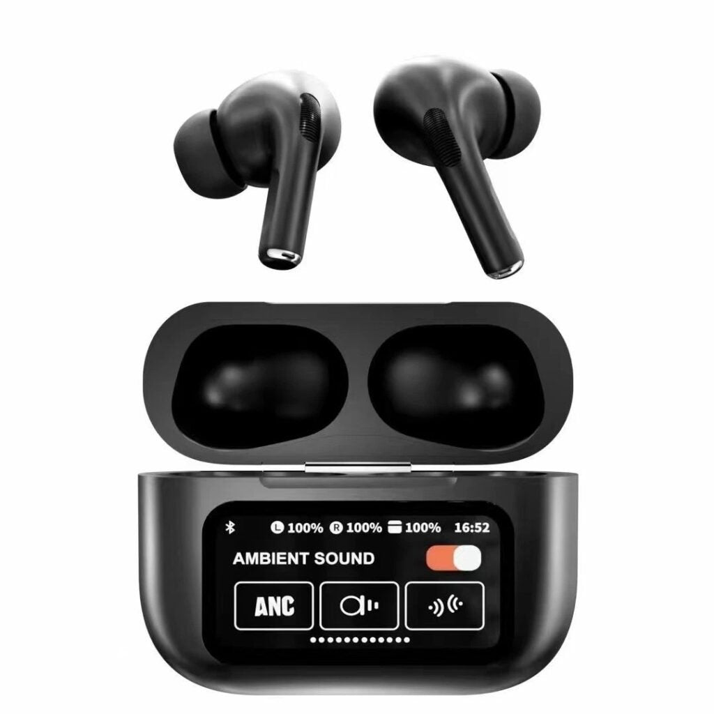 A9 Pro AirPods Style Earbuds with ANC/ENC | Premium Wireless Bluetooth Earbuds