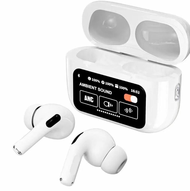 A9 Pro AirPods Style Earbuds with ANC/ENC | Premium Wireless Bluetooth Earbuds