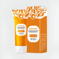 Orange Enzymes Brightening Gel: Vitamin C & Niacinamide Face Scrub