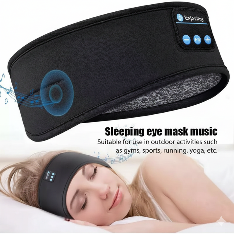Wireless Bluetooth Headband Headphones for Sleep, Sports & Running | Hands-Free Calling