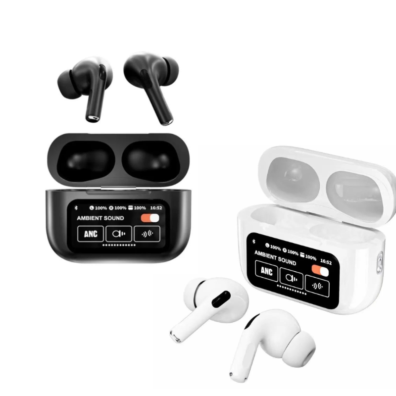 A9 Pro AirPods Style Earbuds with ANC/ENC | Premium Wireless Bluetooth Earbuds